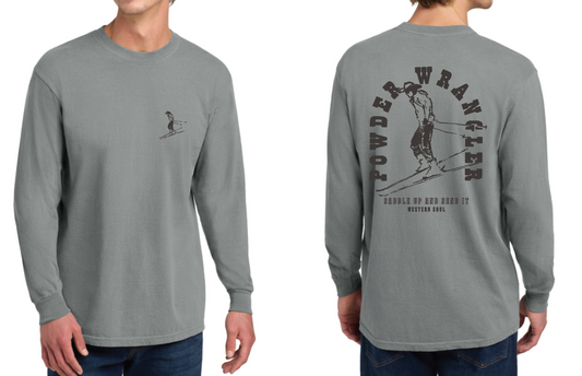 Powder Wrangler Grey Long Sleeve