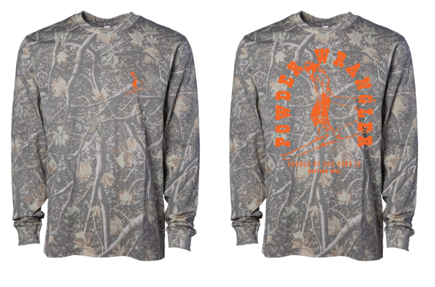 Powder Wrangler Camo Long Sleeve
