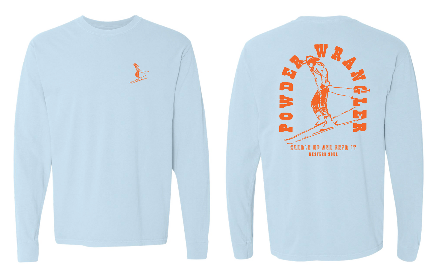 Powder Wrangler Blue Long Sleeve
