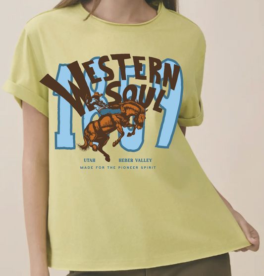 1859 Chartreuse Cuff Tee