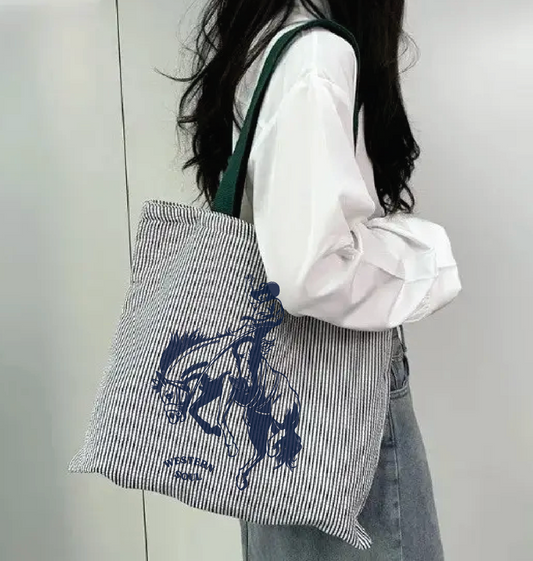WS Dark Stripe Tote