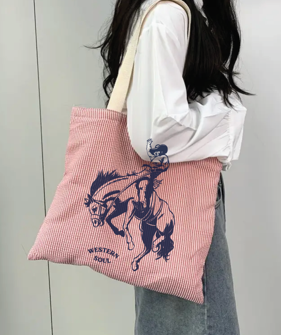 WS Red Stripe Tote