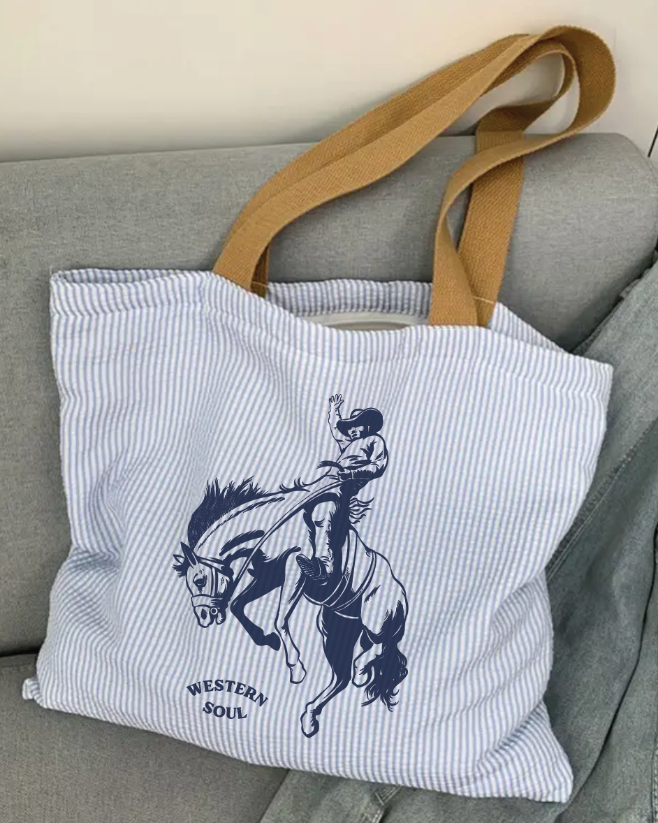 WS Blue Stripe Tote