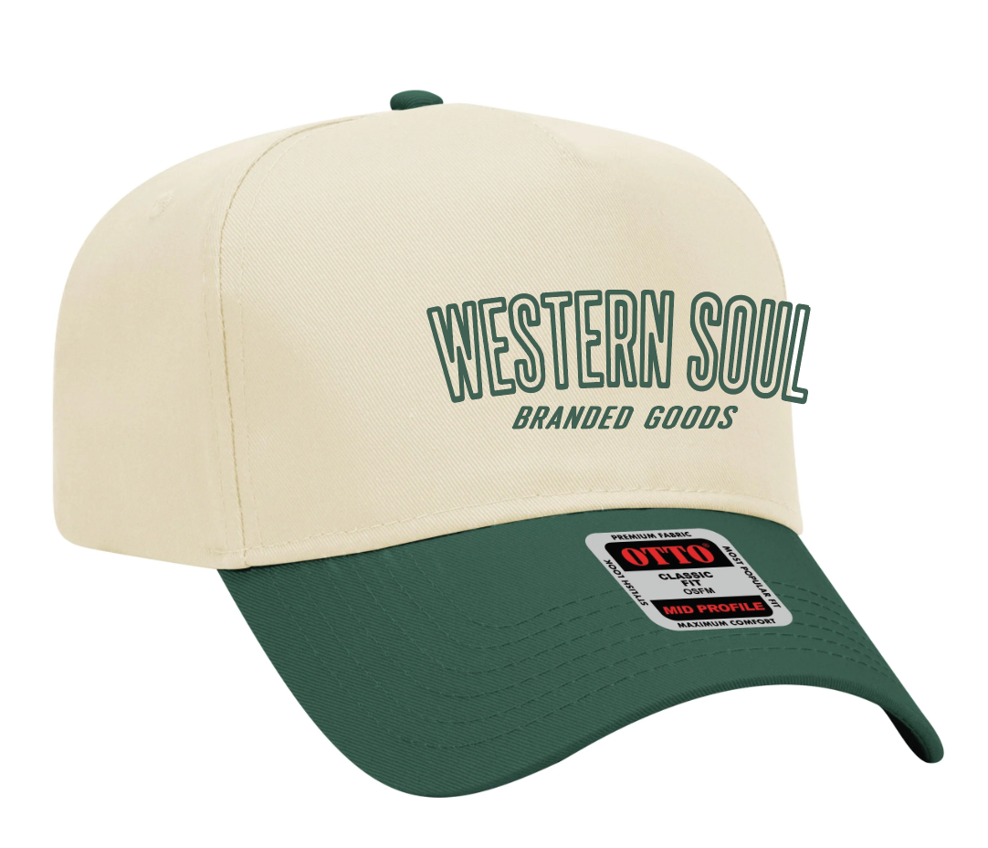 Outline Letter Green Otto Hat