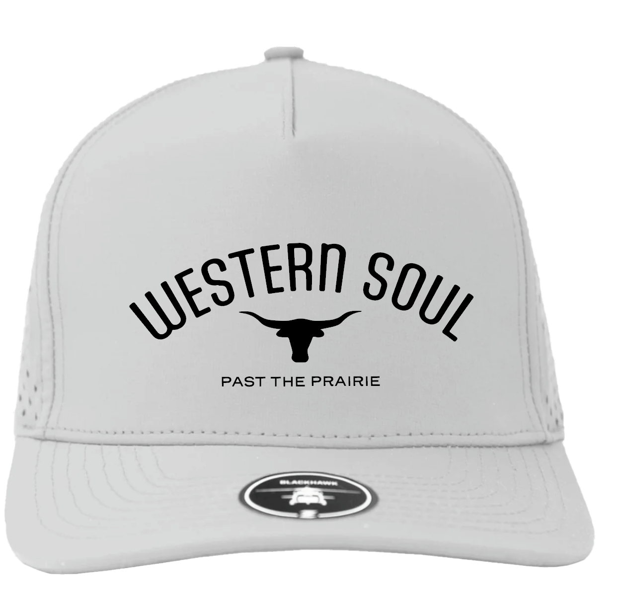 Steer White Blackhawk Hat