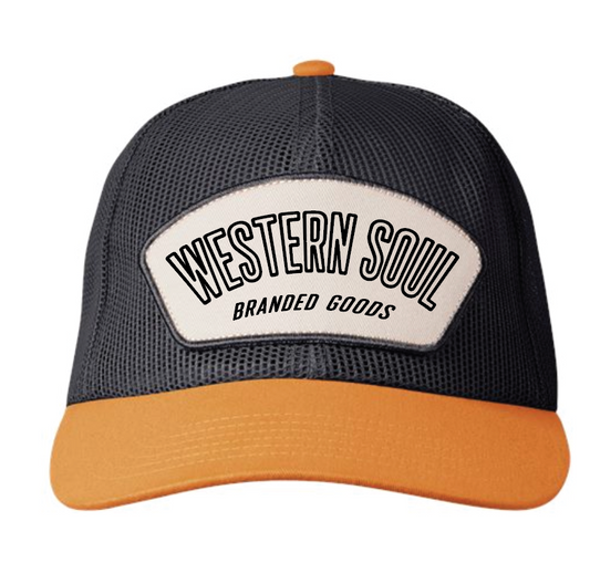 Mesh Patch Black/Yellow Hat