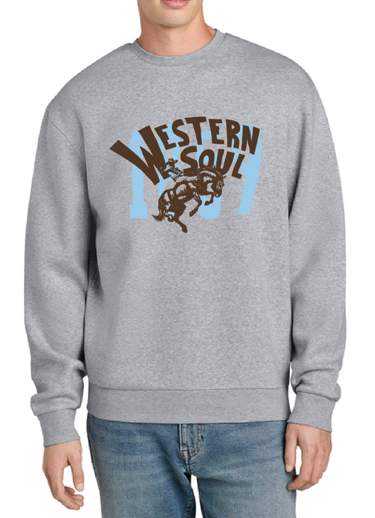 1859 Grey Fleece Crew